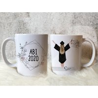 Viele Variant. Tasse Personalisiert | Abschluss Doktor Abi Uni Master Absolvent Bachelor Graduierung Fototasse Geschenkidee Junge Mädchen von MeDaPi