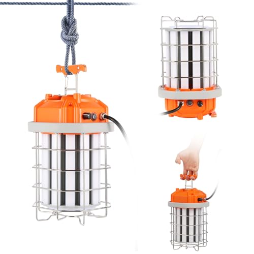 MeFard LED Strahler für Baustelle 150W, Dimmbar Tragbares LED Arbeitslicht, 21000LM, 360° Beleuchtung, IP64 wasserdicht. (150W 21000lm) von MeFard