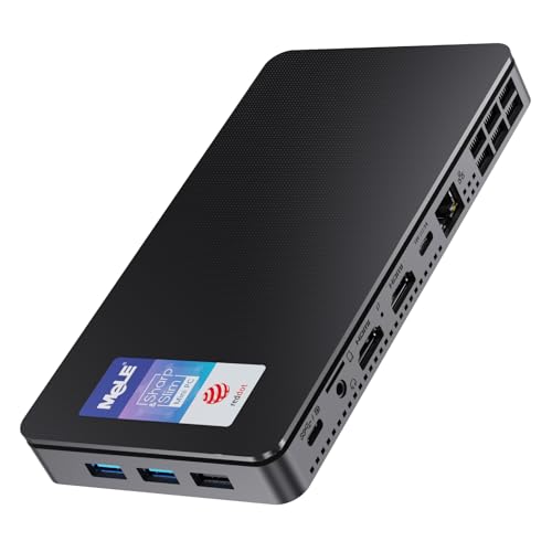 MeLE Overclock4C Mini-PC – N300, 16GB RAM, 512GB, HDMI, PCIe 3.0 x4, USB-C PD 3.0 – Ideal für Büro/Industrie/Bildung MeLE Overclock4C Mini-PC – N300, 16GB RAM, 512GB, HDMI, PCIe 3.0 x4, USB-C PD 3.0 – Ideal für Büro/Industrie/Bildung von MeLE