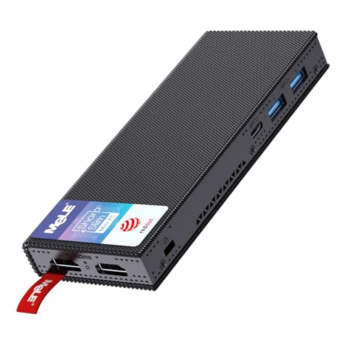 MeLE PCG02 Pro Lüfterloser Mini PC Stick Alder Lake N100(bis zu 3.4GHz) Windows 11 Pro Micro PC 8GB 128GB Mini Computer Kleiner Desktop mit 2.4G/5G WiFi, Bluetooth, Dual HDMI 4K Display, VESA für Büro von MeLE