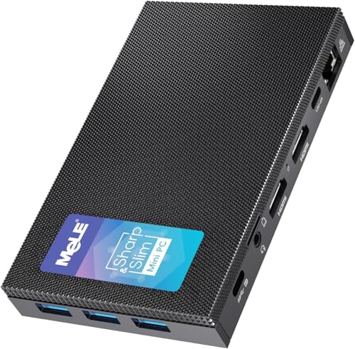 MeLE Quieter3C Mini-PC – N5105, 4GB RAM, 128GB, Lüfterlos, USB-C PD, Wi-Fi 5, Gigabit-LAN, BT 4.2, PXE/IPXE, VESA – Ideal für Büro/Industrie MeLE Quieter3C Mini-PC – N5105, 4GB RAM, 128GB, Lüfterlos, USB-C PD, Wi-Fi 5, Gigabit-LAN, BT 4.2, PXE/IPXE, VESA – Ideal für Büro/Industrie von MeLE