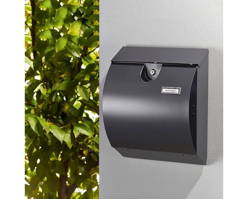 MeLiTec Briefkasten EBK_M, Standbriefkasten Postkasten Zeitungsfach Briefe Post Edelstahl Anthrazit MeLiTec Briefkasten EBK_M, Standbriefkasten Postkasten Zeitungsfach Briefe Post Edelstahl Anthrazit von MeLiTec