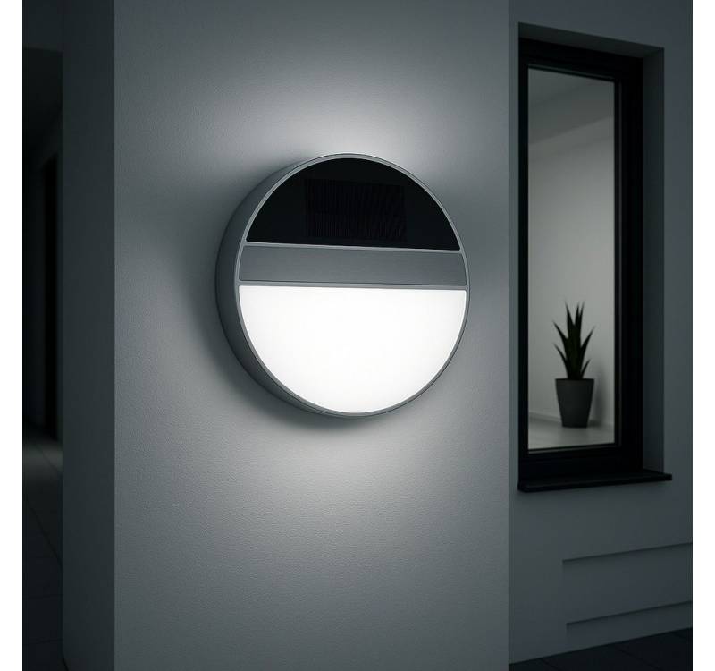 MeLiTec LED Außen-Wandleuchte Solar Wandleuchte SWL06, nein von MeLiTec