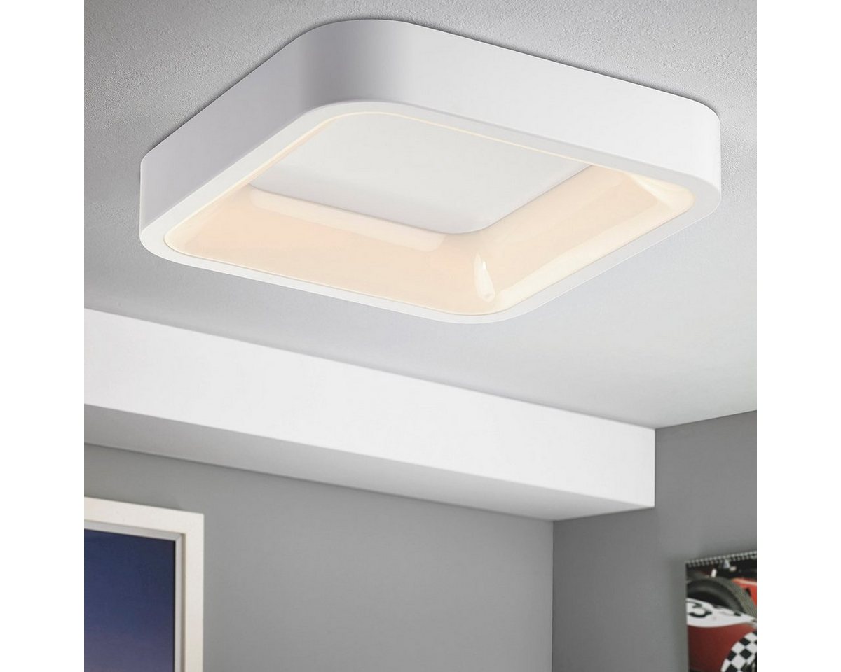 MeLiTec LED Deckenleuchte D105, warmweiß, LED, Panel, Leuchte, Deckenleuchte, Wohnzimmer, Wandlampe, 910 Lumen, weiß, 35 x 35 cm von MeLiTec