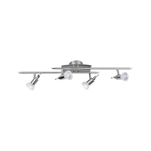 MeLiTec LED Deckenleuchte D81-1, schwenkbare Köpfe, nickel-matt von MeLiTec