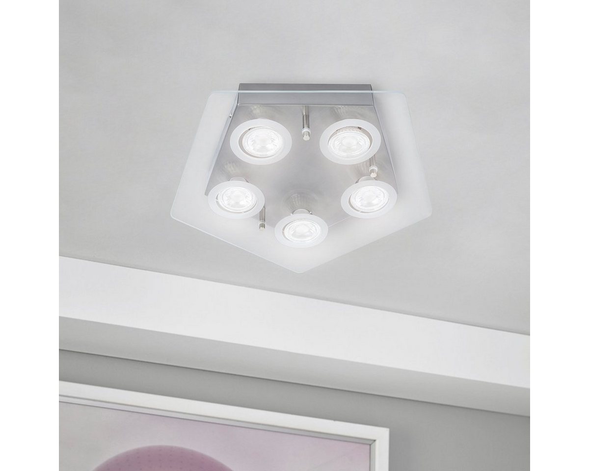MeLiTec LED Deckenleuchte D88, LED, Deckenlampe, Wand, Leuchte, Deckenstrahler, Spot, Wohnzimmer, Beleuchtung von MeLiTec