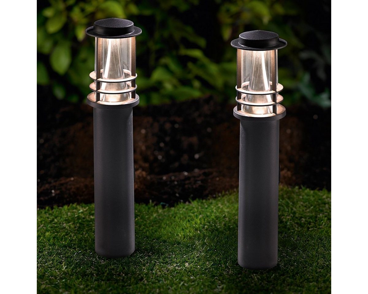 MeLiTec Gartenstrahler LED Gartenleuchten GL13" 2er Set, LED fest integriert" von MeLiTec