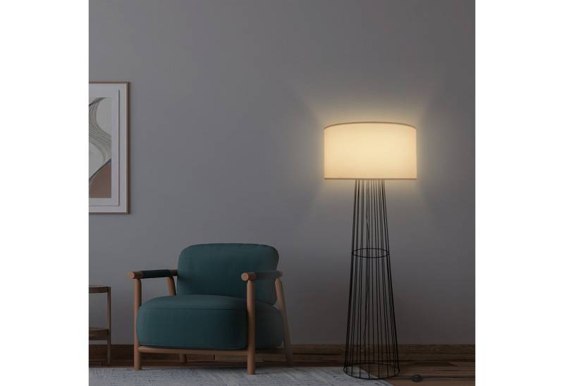 MeLiTec LED Stehlampe Swan, LED wechselbar, warmweiß von MeLiTec