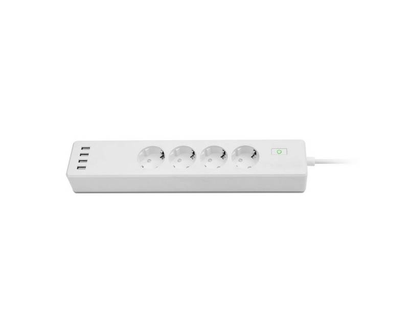 MeLiTec Smart Home Steckdosenleiste "SMART-SFG01-4H" Smarte Vierfach-Steckdosenleiste, Sendefrequenz: 2,4 GHz / Sendeleistung: max. 0,5 mW von MeLiTec