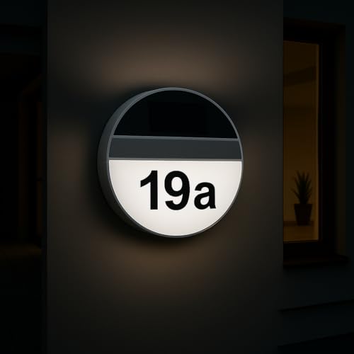 MeLiTec Solar LED Hausnummer SH06 - Edelstahl, Hausnummer Aufkleber inklusive, mit Dämmerungssensor MeLiTec Solar LED Hausnummer SH06 - Edelstahl, Hausnummer Aufkleber inklusive, mit Dämmerungssensor von MeLiTec