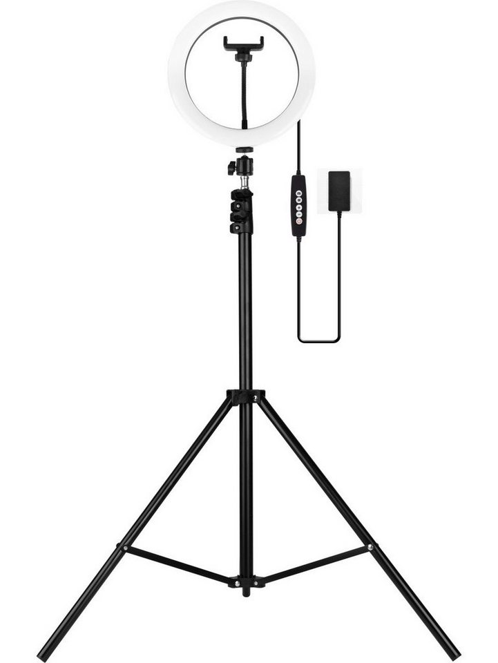 MeLiTec Stehlampe MeLiTec LED Ringlicht CCT SocialLight, Inkl. Leuchtmittel, Dimmbar nicht Smart Home-fähig ohne Bewegungsmelder MeLiTec Stehlampe MeLiTec LED Ringlicht CCT SocialLight, Inkl. Leuchtmittel, Dimmbar nicht Smart Home-fähig ohne Bewegungsmelder von MeLiTec