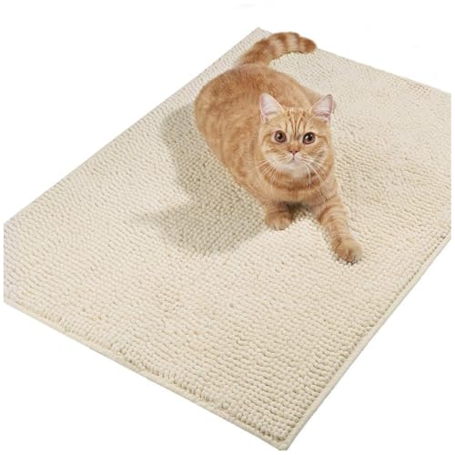 Katzenstreu Matte 60x150cm, Katzenteppich Weich Saugfähige Katzen Teppich Leicht Zu Reinigen Katzenstreu Matte 60x150cm, Katzenteppich Weich Saugfähige Katzen Teppich Leicht Zu Reinigen von MeLtor