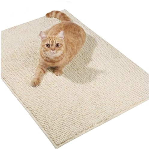 Katzenstreu Matte 60x90cm, Matte Katzenklo Unterleger Sanft Zu Katzenpfoten Katzenklo Vorleger Rutschfeste Katzenstreu Matte 60x90cm, Matte Katzenklo Unterleger Sanft Zu Katzenpfoten Katzenklo Vorleger Rutschfeste von MeLtor