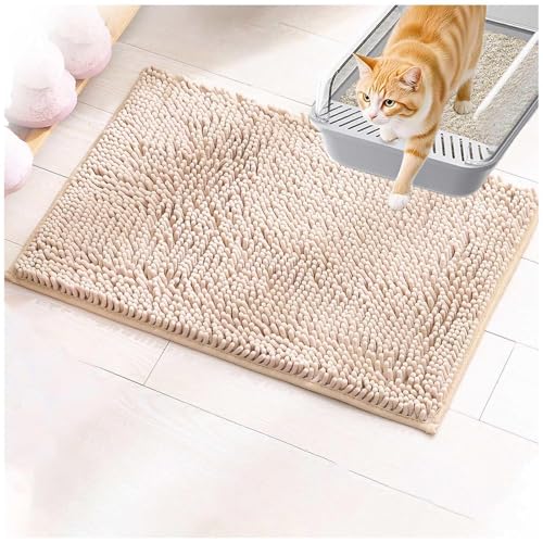 Katzenstreu Matte 60x90cm, Matte Katzenklo Unterleger Sanft Zu Katzenpfoten Katzenmatte Katzenklo Leicht Zu Reinigen von MeLtor