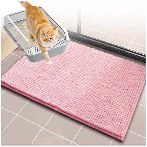 Katzenstreumatte 60x90cm, Katzen Teppich Sanft Zu Katzenpfoten Katzenstreu Matte Groß Rutschfeste Katzenstreumatte 60x90cm, Katzen Teppich Sanft Zu Katzenpfoten Katzenstreu Matte Groß Rutschfeste von MeLtor