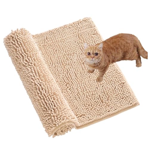 Katzenstreumatte 60x90cm, Katzenklo Matte Groß Sanft Zu Katzenpfoten Katzen Teppich Rutschfeste Katzenstreumatte 60x90cm, Katzenklo Matte Groß Sanft Zu Katzenpfoten Katzen Teppich Rutschfeste von MeLtor