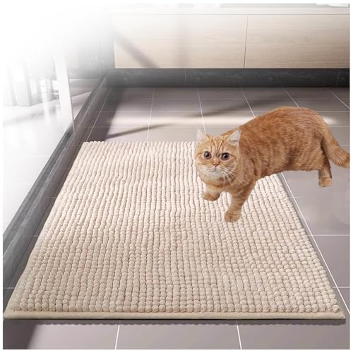 Matte Katzenklo 60x90cm, Katzen Teppich Sanft Zu Katzenpfoten Katzen Matte Für Toilette Rutschfeste Matte Katzenklo 60x90cm, Katzen Teppich Sanft Zu Katzenpfoten Katzen Matte Für Toilette Rutschfeste von MeLtor