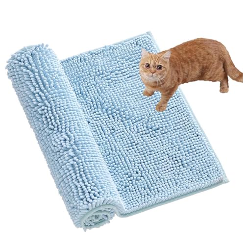 Matte Katzenklo 60x90cm, Katzenklo Unterlage Groß Sanft Zu Katzenpfoten Matte Katzenklo Rutschfeste Matte Katzenklo 60x90cm, Katzenklo Unterlage Groß Sanft Zu Katzenpfoten Matte Katzenklo Rutschfeste von MeLtor