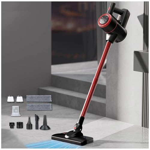 MeLtor Sauger Mit Wischfunktion 400ml Wassertank, Nass Trockensauger Akku Selbsttragender Funktion Handstaubsauger Kabellos für Tierhaare, Teppich, Zuhause Und Hartboden,Red MeLtor Sauger Mit Wischfunktion 400ml Wassertank, Nass Trockensauger Akku Selbsttragender Funktion Handstaubsauger Kabellos für Tierhaare, Teppich, Zuhause Und Hartboden,Red von MeLtor
