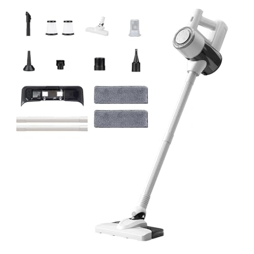 MeLtor Staubsauger Mit Wischfunktion 400ml Wassertank, Staubsauger Kabellos Tierhaare Selbsttragender Funktion Akku Handstaubsauger für Teppich/Vorhang/Haustierhaarn,White MeLtor Staubsauger Mit Wischfunktion 400ml Wassertank, Staubsauger Kabellos Tierhaare Selbsttragender Funktion Akku Handstaubsauger für Teppich/Vorhang/Haustierhaarn,White von MeLtor