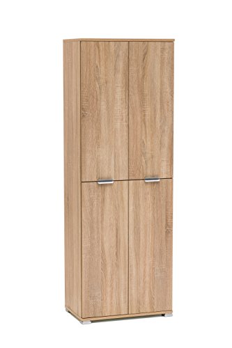 MeMi Me1618BIA Schrank Modern 36.5x60x174 cm Rovere Sonoma von MEMI