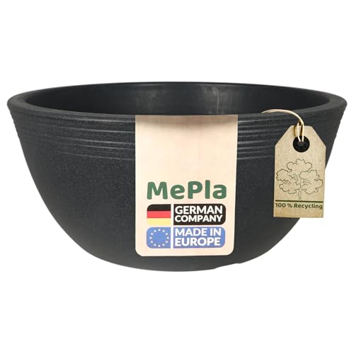 MePla Schale Genua - runde Pflanzschale - wetterfestes Pflanzgefäß - UV-beständiger Blumenschale - ø48 - anthrazit MePla Schale Genua - runde Pflanzschale - wetterfestes Pflanzgefäß - UV-beständiger Blumenschale - ø48 - anthrazit von MePla