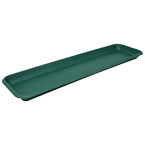 MePla Untersetzer Balcony Standard Länge 38 cm, Breite 15,8 cm, Grün, wetterfest aus UV-beständigem Kunststoff von MePla