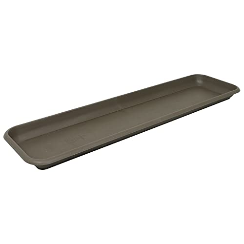 MePla Untersetzer Balcony Standard Länge 38 cm, Breite 15,8 cm, Taupe, wetterfest aus UV-beständigem Kunststoff von MePla