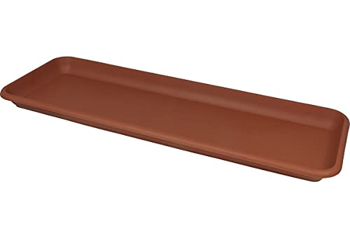 MePla - XXL Untersetzer 77 cm Terracotta, wetterfester Stabiler Untersetzer aus UV-beständigem Kunststoff von MePla