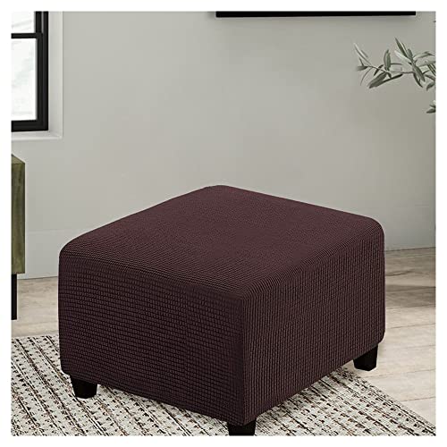 Hockerbezug Quadratisch Ottomane Schonbezug Quadratische Stretch Hocker Bezug Hocker Bezug für Ottomane Überzug Hockerbezug Quadratische Ottomane Abdeckungen ( Color : #12 , Size : 50x50cm/20x20in ) von MeRcri