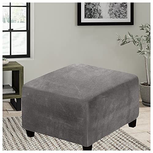 Hockerbezug Quadratisch Ottomane Schonbezug Quadratische Stretch Hocker Bezug Hocker Bezug für Ottomane Überzug Hockerbezug Quadratische Ottomane Abdeckungen ( Color : #14 , Size : 100x100cm/40x40in ) von MeRcri