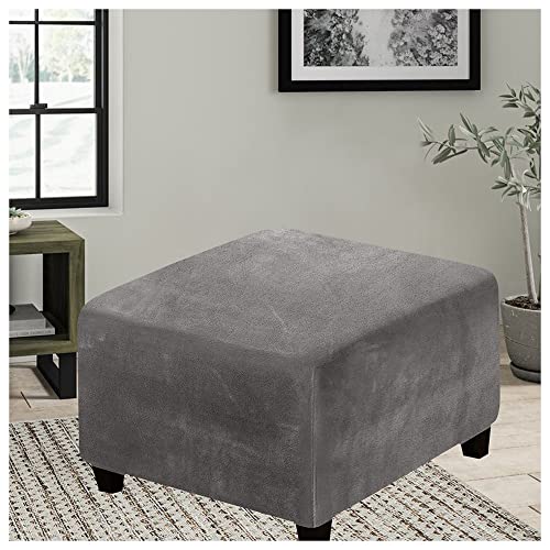 Hockerbezug Quadratisch Ottomane Schonbezug Quadratische Stretch Hocker Bezug Hocker Bezug für Ottomane Überzug Hockerbezug Quadratische Ottomane Abdeckungen ( Color : #14 , Size : 45x45cm/18x18in ) von MeRcri