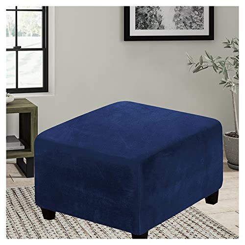 Hockerbezug Quadratisch Ottomane Schonbezug Quadratische Stretch Hocker Bezug Hocker Bezug für Ottomane Überzug Hockerbezug Quadratische Ottomane Abdeckungen ( Color : #17 , Size : 60x60cm/24x24in ) von MeRcri
