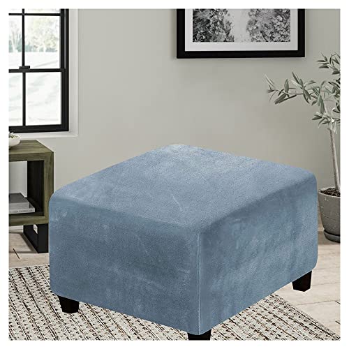 Hockerbezug Quadratisch Ottomane Schonbezug Quadratische Stretch Hocker Bezug Hocker Bezug für Ottomane Überzug Hockerbezug Quadratische Ottomane Abdeckungen ( Color : #18 , Size : 90x90cm/36x36in ) von MeRcri