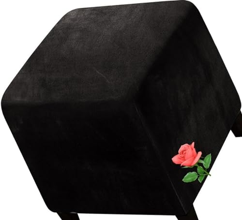 MeRcri Hockerbezug Quadratisch Ottoman Cover Ottomane Schonbezug Hocker Hussen für Fußhocker Stretch Ottomane Abdeckung Hocker Protector Hockerabdeckung (Color : 59, Size : 50x50 cm) von MeRcri