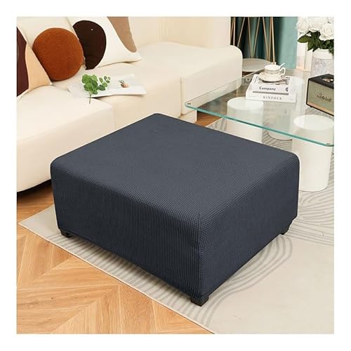 MeRcri Ottomane Schonbezug 75 x 65 cm Husse für Fußhocker Rechteckig, Stretch Bezug Ottomane Abdeckung Überzug Waschbar Hocker Protector Hockerabdeckung (Color : X5, Size : 60-70cm/24-28in) von MeRcri