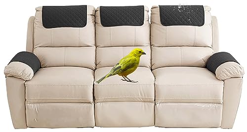 Sofa Armlehnenbezüge Sofabezug Sofa Armkappen Lehnenüberwurf Armlehnenschoner Sofa Armlehnenschoner Rutschfest Möbelschutz Sofaüberwurf Sofa Sesselschoner Für 1 2 3 Sitzer ( Color : A , Size : 3 Sitze von MeRcri