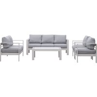 MeXo Gartenlounge-Set (Gletscherbach) Lounge Set modisches Gartenmöbelset für 6-7 Personen, Balkonse von MeXo