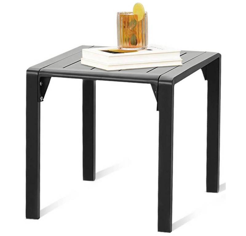 MeXo Gartenlounge-Set Lounge Gartenmöbelset Aluminium, (Aluminium-Gartenlounge, 1-tlg., 1 Couchtisch, Alu, 44 x 44 x 41 cm), wetterfest Gartengarnituren für 1-2 Personen von MeXo