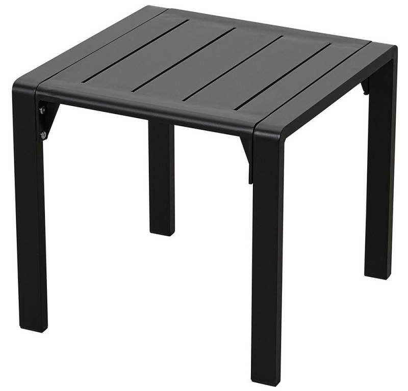 MeXo Gartenlounge-Set Aluminium Gartenmöbel-Set, (Couchtisch für 1-2 Personen, 1-tlg., 44 x 44 x 41 cm), wetterfest Tisch für Garten Balkon Terrasse von MeXo