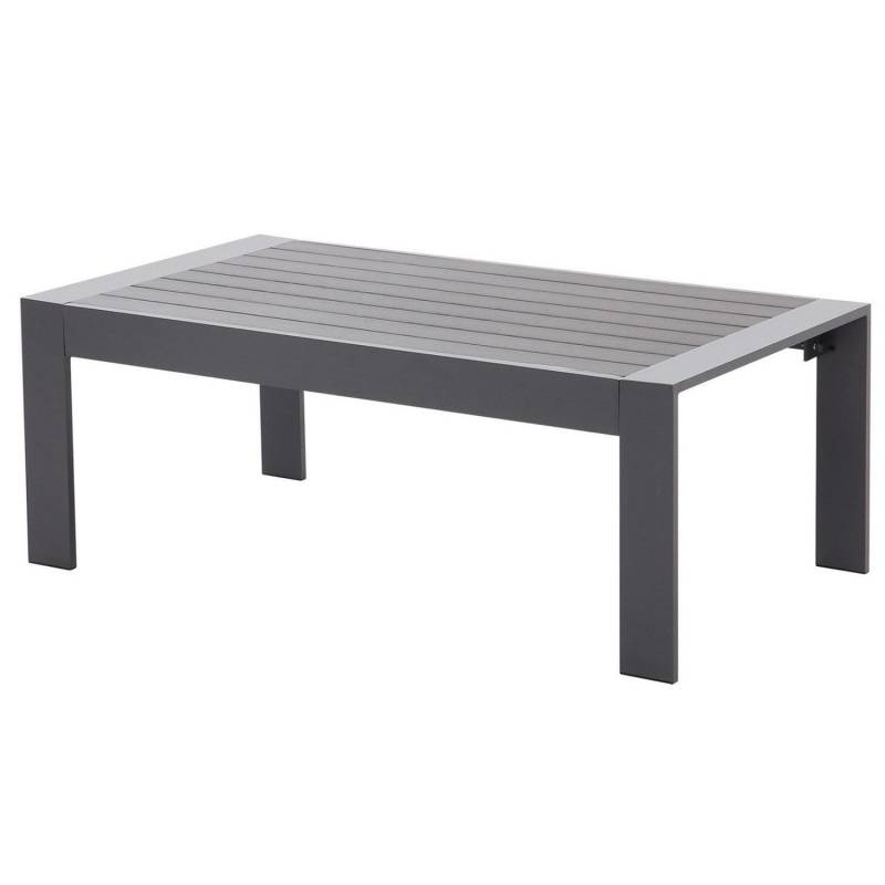 MeXo Gartentisch Balkontisch Aluminium Wetterfest Grau von MeXo