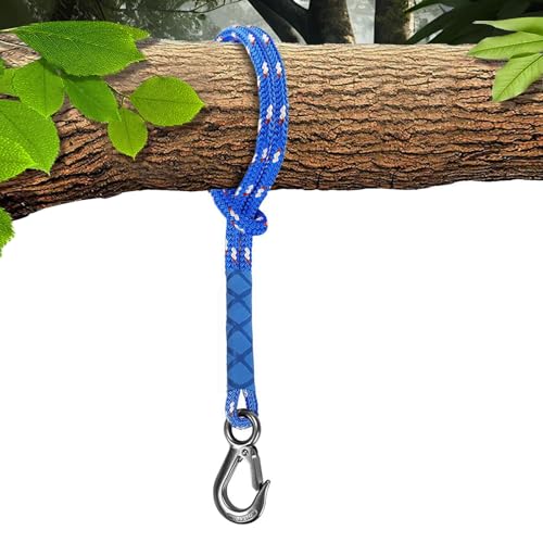 1pc 100CM Schaukel Befestigung Baum mit Haken, Trapez Schaukel mit Kunststoffringen Turnringe Ringe, Schaukel Befestigung, Outdoor Hängesessel für Outdoor-Spielplatz Schaukeln Hängematte, Blau 1pc 100CM Schaukel Befestigung Baum mit Haken, Trapez Schaukel mit Kunststoffringen Turnringe Ringe, Schaukel Befestigung, Outdoor Hängesessel für Outdoor-Spielplatz Schaukeln Hängematte, Blau von MeYuxg
