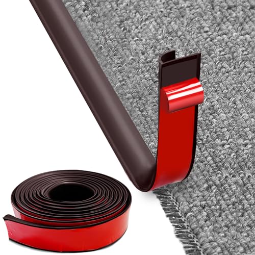 MeYuxg Selbstklebende Randleiste für Teppiche,5M Teppicheinfassband Selbstklebend, PVC Eppich- und Boden Übergangsleiste Selbstklebend,Leicht zu Schneiden,für Türkanten,Teppiche,Treppen(Tiefer Kaffee) MeYuxg Selbstklebende Randleiste für Teppiche,5M Teppicheinfassband Selbstklebend, PVC Eppich- und Boden Übergangsleiste Selbstklebend,Leicht zu Schneiden,für Türkanten,Teppiche,Treppen(Tiefer Kaffee) von MeYuxg