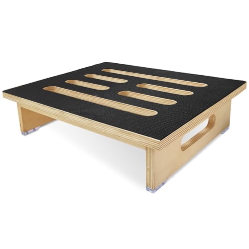 MeYuxg Tritthocker Holz 3,9Zoll Trittstufe mit Rutschfester Gummiauflage, stabile Fußbank für Drinnen und Draußen, Tragbare Holztritt für Bad, Küche, Nachttisch und mehr MeYuxg Tritthocker Holz 3,9Zoll Trittstufe mit Rutschfester Gummiauflage, stabile Fußbank für Drinnen und Draußen, Tragbare Holztritt für Bad, Küche, Nachttisch und mehr von MeYuxg
