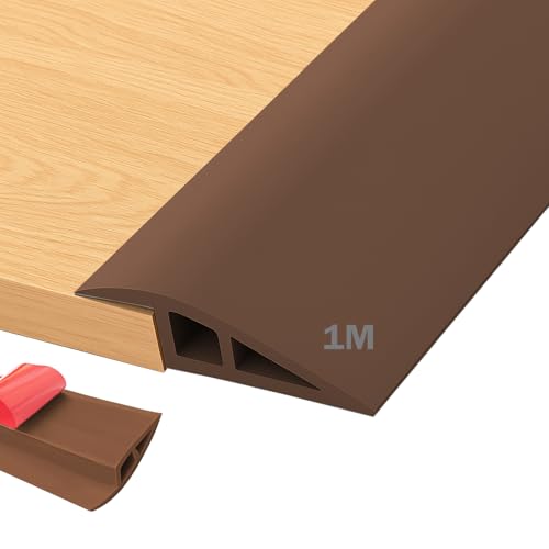 Türschwellen Leiste, PVC Übergangsprofil Selbstklebend 1M x 5CM, Höhenunterschiede 10MM Übergangsleiste Boden, Schwellenrampe Übergangsschiene Selbstklebend, Übergangsprofil Laminat (Dunkelbraun) Türschwellen Leiste, PVC Übergangsprofil Selbstklebend 1M x 5CM, Höhenunterschiede 10MM Übergangsleiste Boden, Schwellenrampe Übergangsschiene Selbstklebend, Übergangsprofil Laminat (Dunkelbraun) von MeYuxg