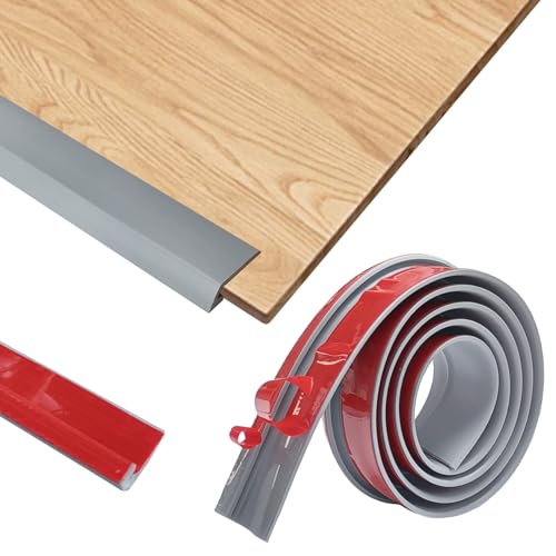 Übergangsprofil Selbstklebend 3M x 3CM, PVC Übergangsleiste Boden Höhenunterschied 2-5mm, Schwellenrampe Übergangsschiene, Boden&Teppich Laminat Übergangsleiste für Parkettböden, Schwellen (Grau) Übergangsprofil Selbstklebend 3M x 3CM, PVC Übergangsleiste Boden Höhenunterschied 2-5mm, Schwellenrampe Übergangsschiene, Boden&Teppich Laminat Übergangsleiste für Parkettböden, Schwellen (Grau) von MeYuxg