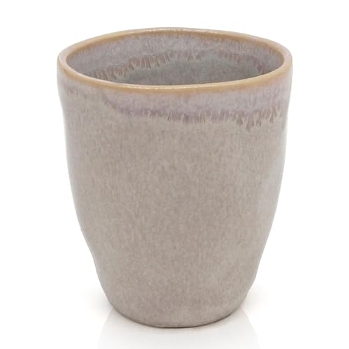 Mea-Living STONEWARE Espressobecher sand, handgemachtes Steingut, 150 ml, wunderschönes handmade Geschirr von Mea-Living