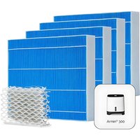 Armin® Pack 4x Verdunstungs- & Silvertex® Pads für Armin® 300ml - Kompatibel mit Luftbefeuchtern, kalkfrei, antimikrobiell, langlebig - Meaco von Meaco