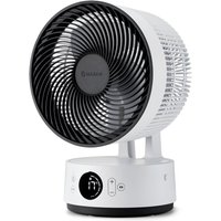 Fan Sefte® 8', tragbarer Ventilator mit austauschbarem Akku, Innen-/Außeneinsatz, leise, 12 Geschwindigkeiten, intelligenter ECO-Modus, whitecompact von Meaco