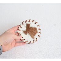 Handgemachter Leder-Texas Untersetzer Usa Souvenir von MeadowSideVintage